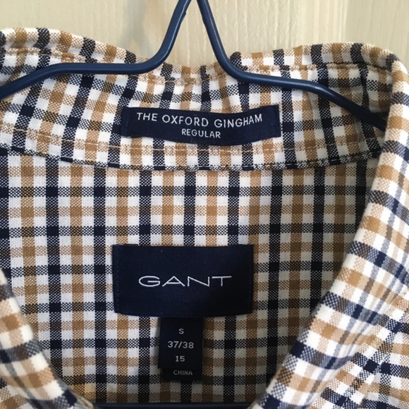 GANT Gingham Oxford shirt (S) - Picture 2 of 4